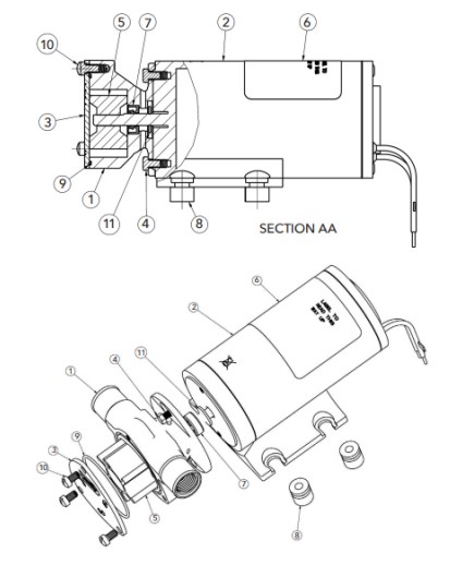 Jabsco 22610-9427 - Ballast pump 12 volt d.c. / Deck & Anchor Wash ...