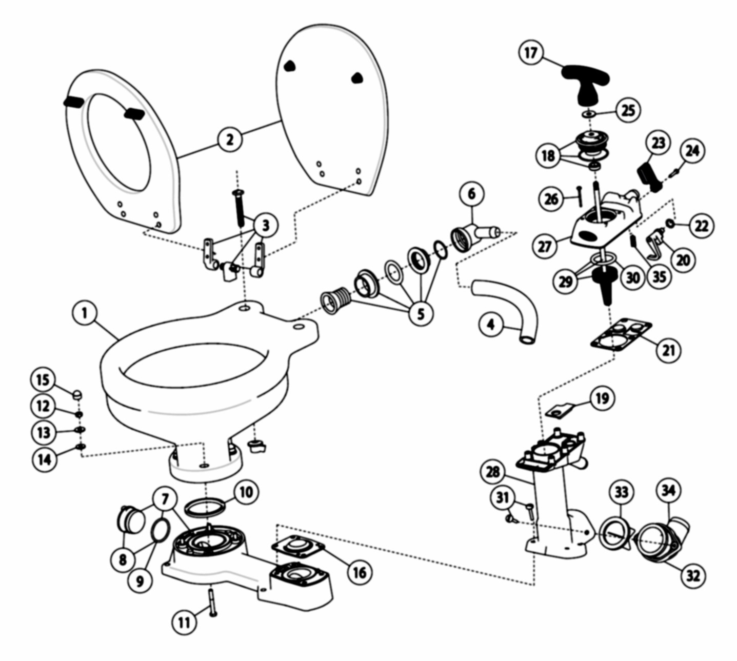 Jabsco 29045 Twist N Lock Marine Manual Toilet Service Kits Sports Outdoors Boating Intouchnetworks Com